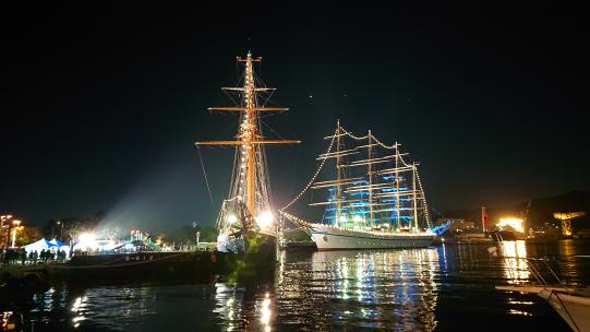 長崎帆船まつり　ライトアップ