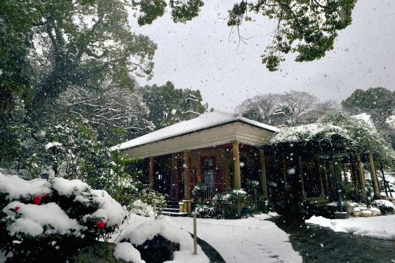 グラバー園 雪景色オルト邸 2（冬１月）　