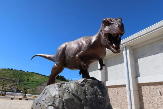 長崎市恐竜博物館　ティラノサウルス像