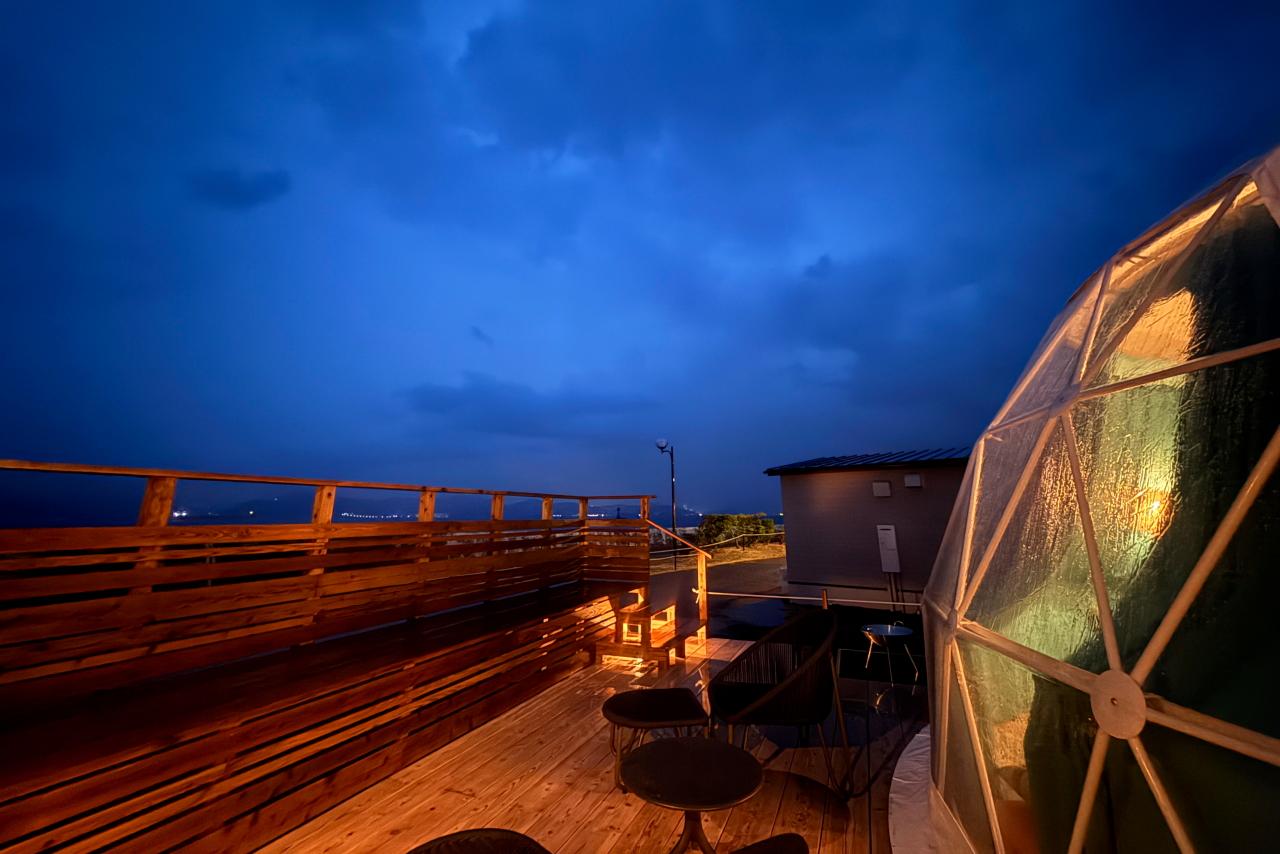 テント横で焚火もできるんです！-0