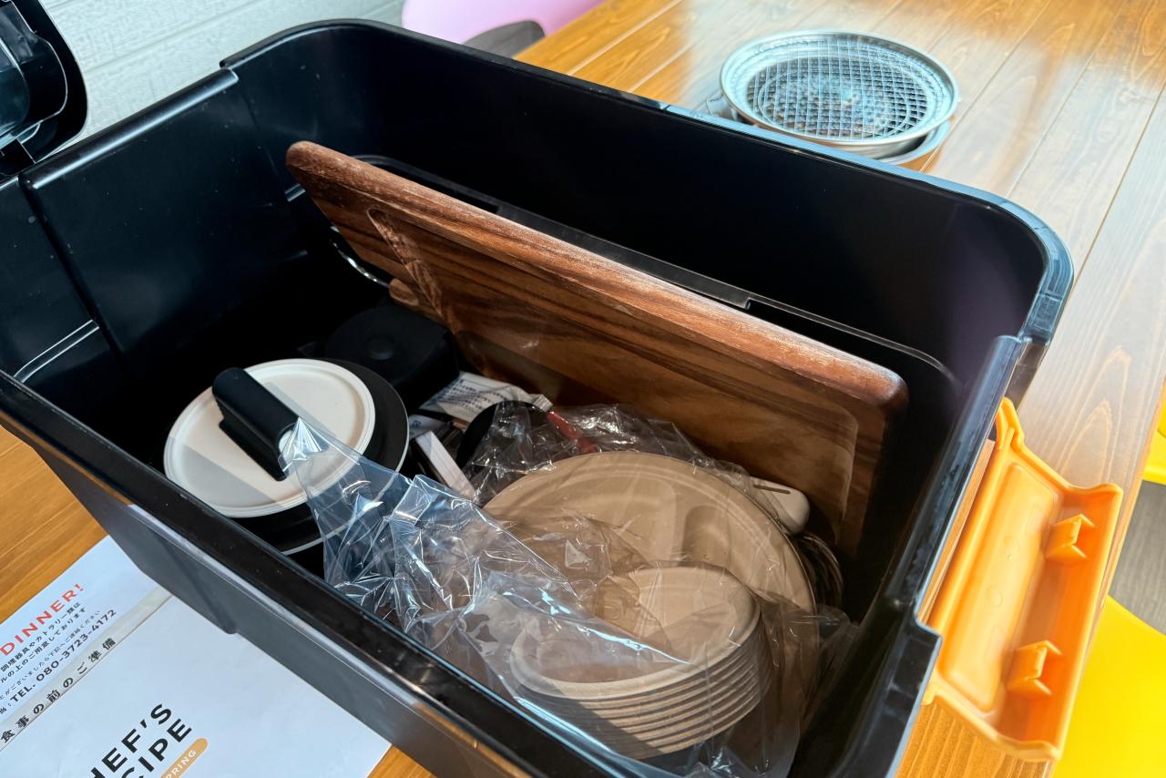 キャンプの醍醐味！夕食はお好きな時間に自分達で作ります！-2