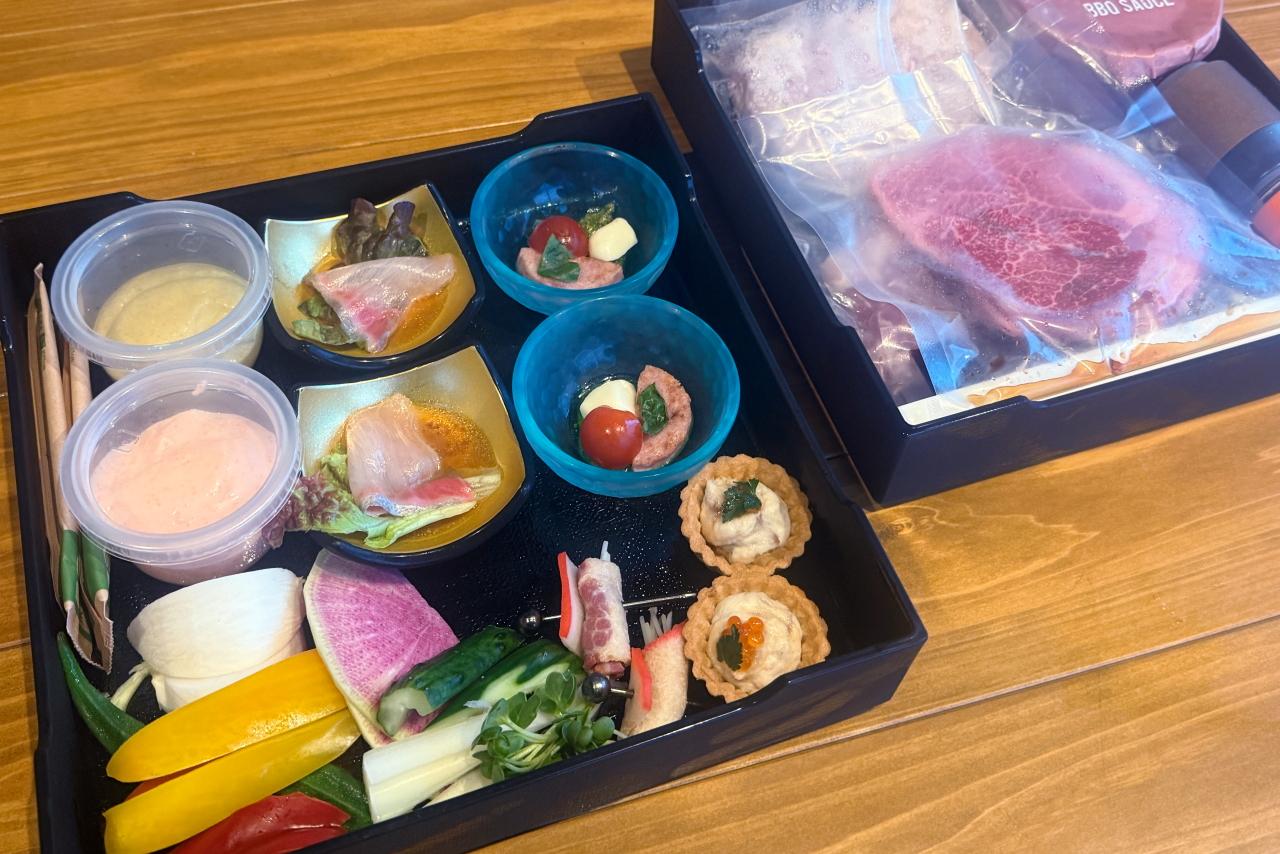 前菜は、グリルを温めながら、ご飯を炊きながら-0