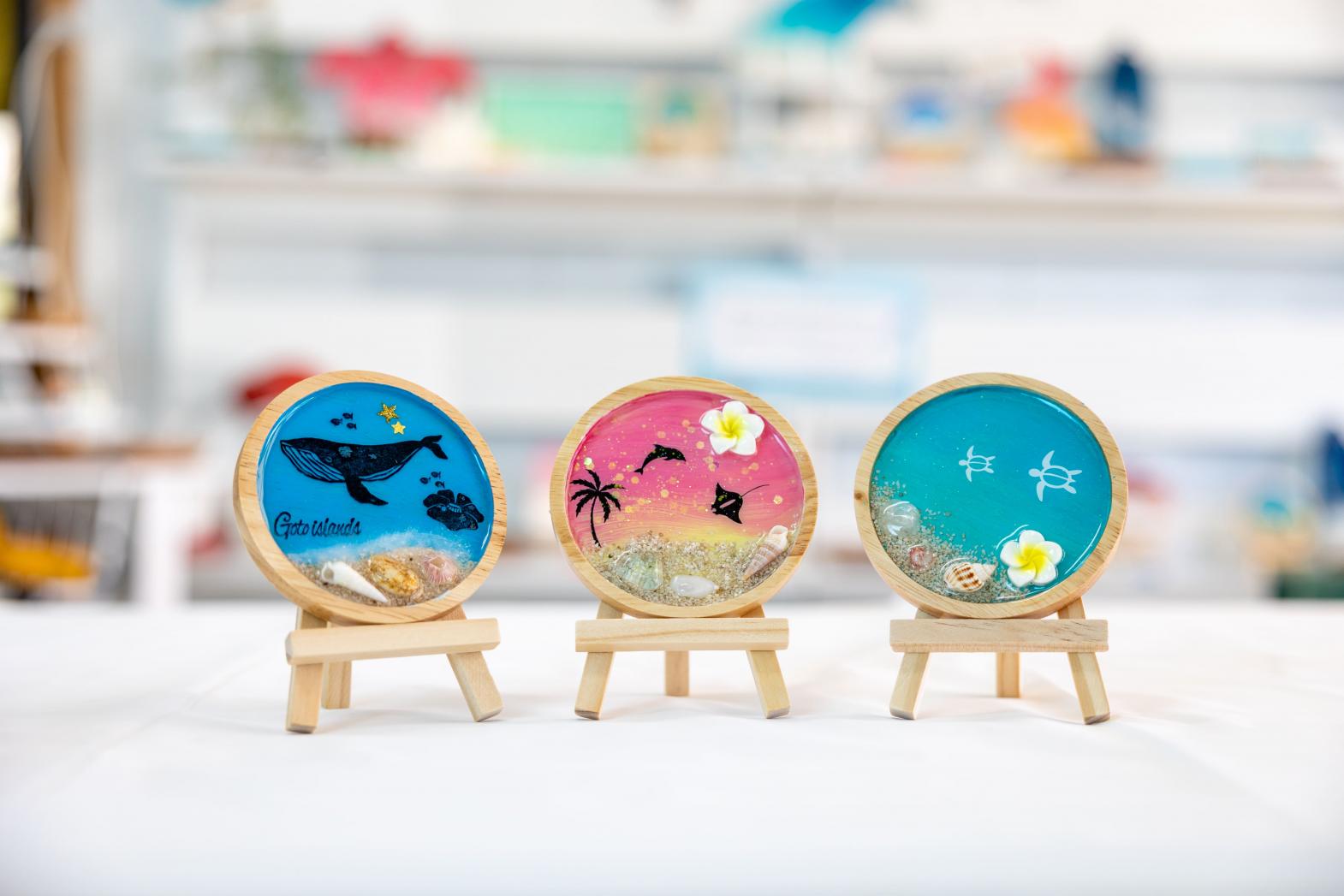 夏休みの作品作りにもおすすめ！五島の思い出を形に残すレジンアート