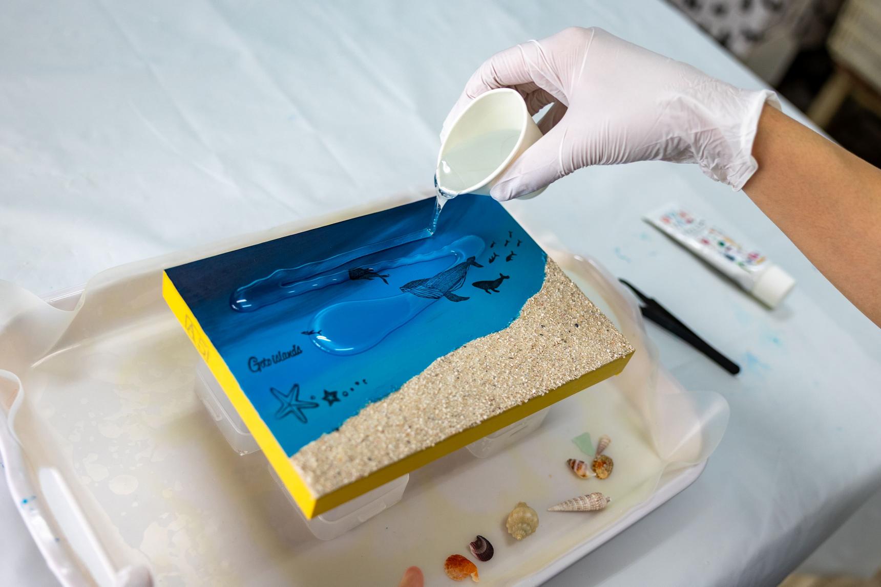 透明な海を流し込む-0