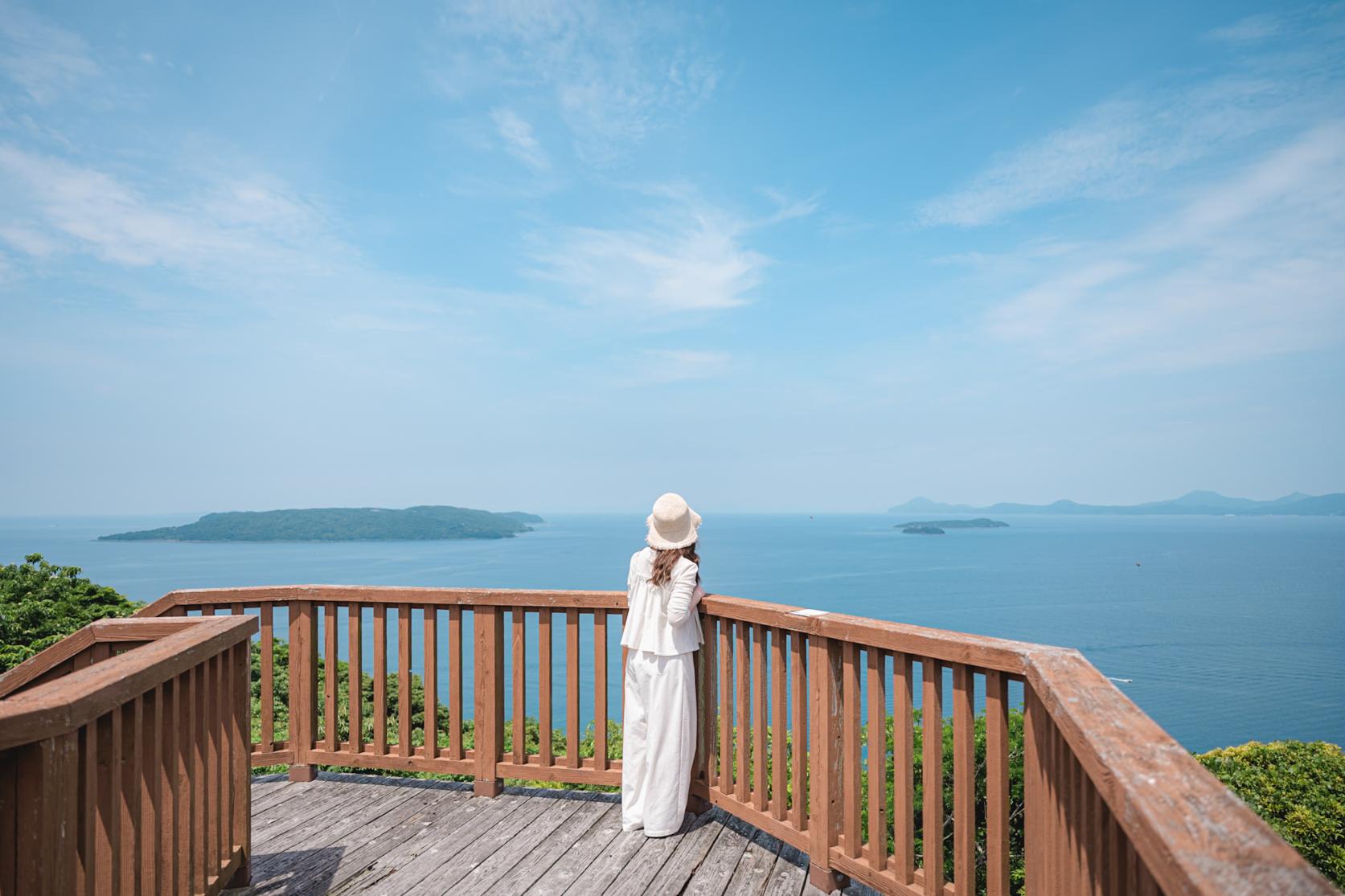 ４．絶景に感動！高島番岳園地「北側展望台」-0