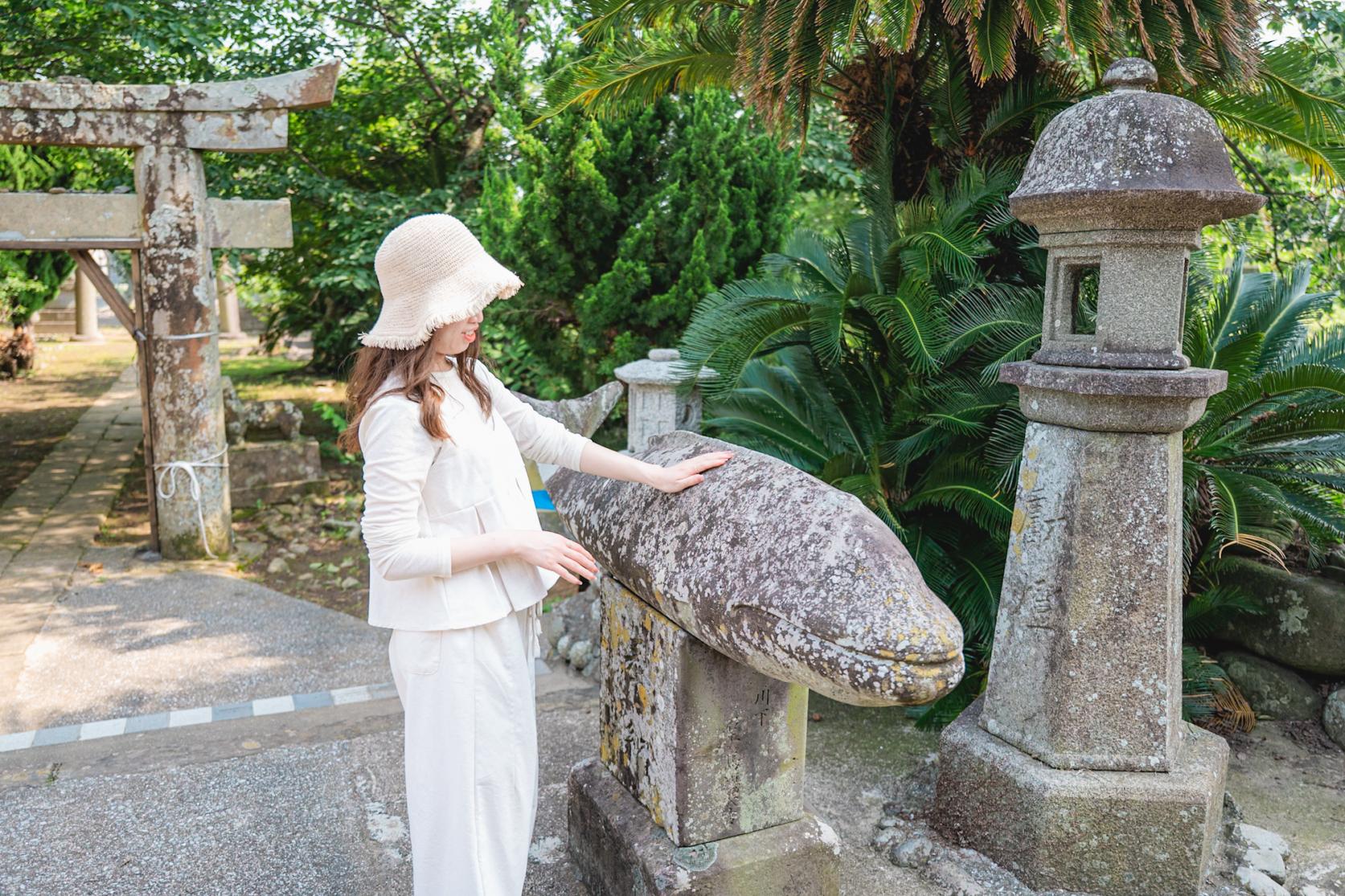 １０．クジラの狛犬！？縁結びの「志賀神社」-2