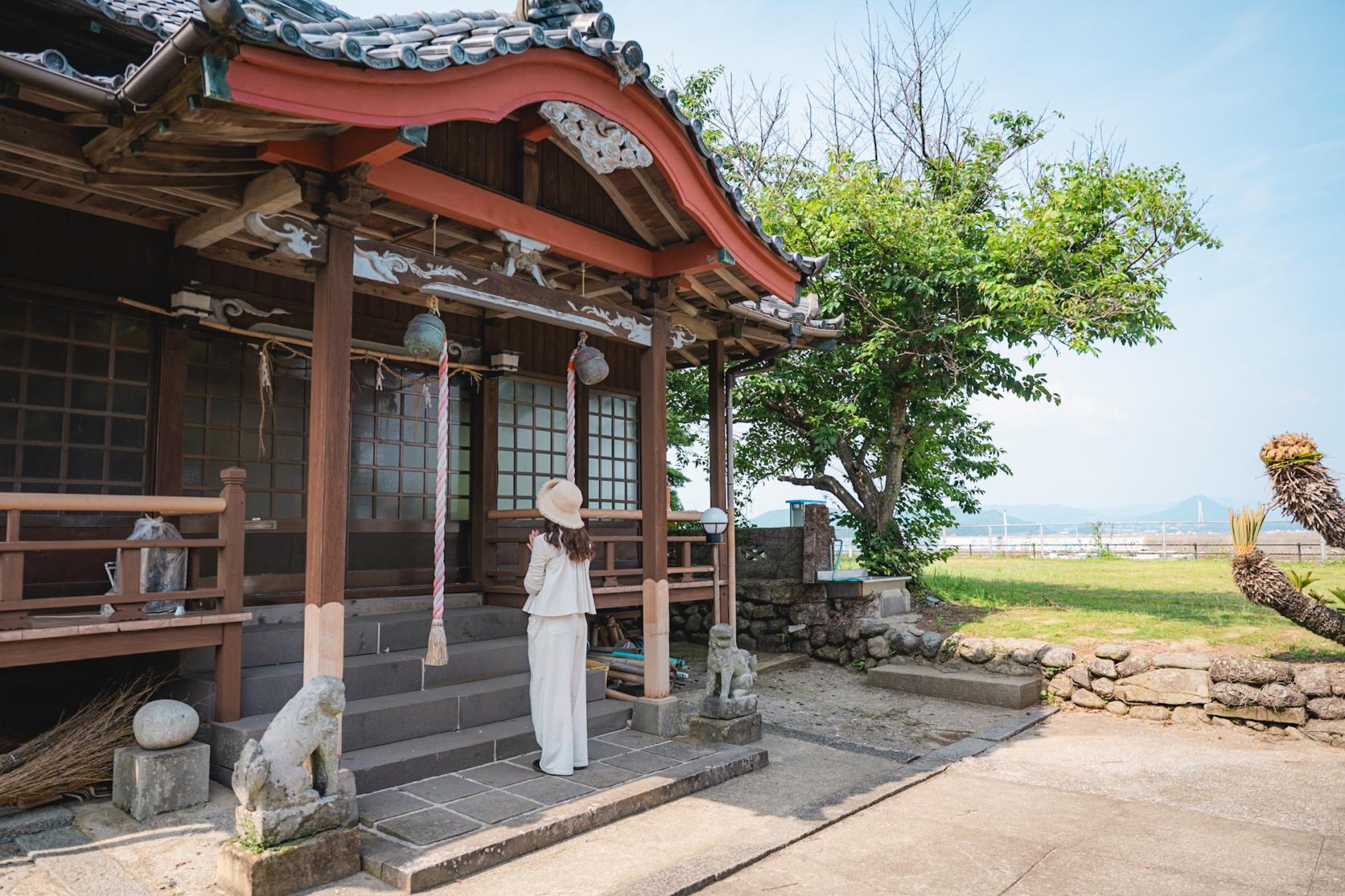 １０．クジラの狛犬！？縁結びの「志賀神社」-0