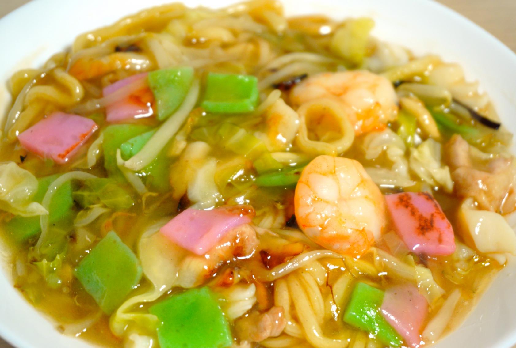 食べたことある？太麺の皿うどん-0
