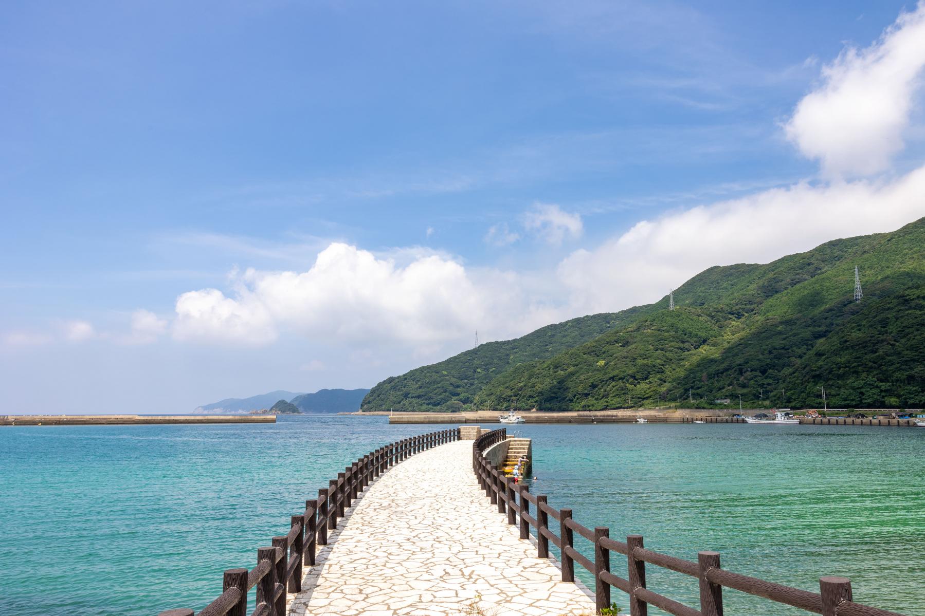 朝の「宮の浜海水浴場」へ-0