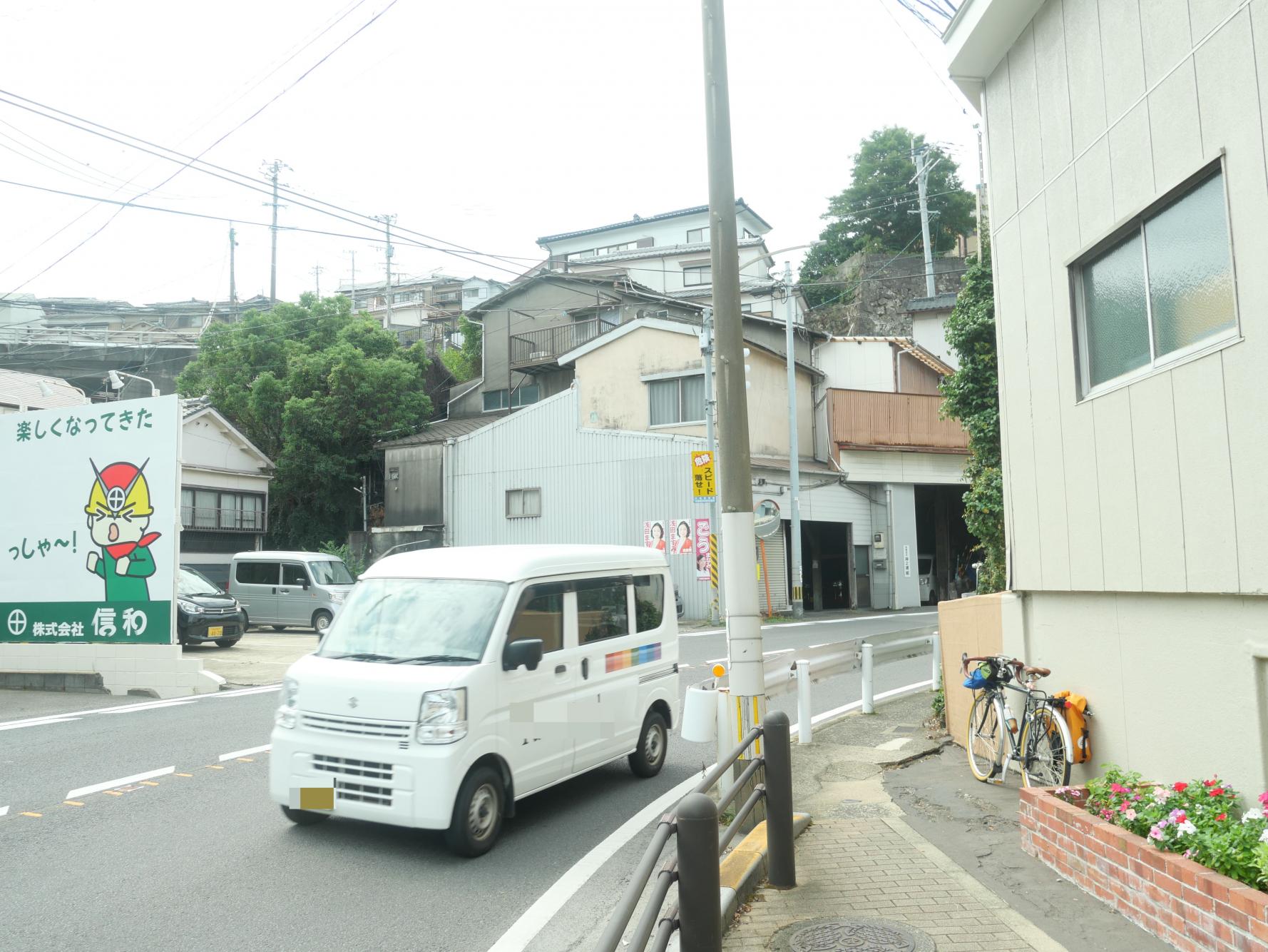 野母崎サイクリングロードに入るまで-2
