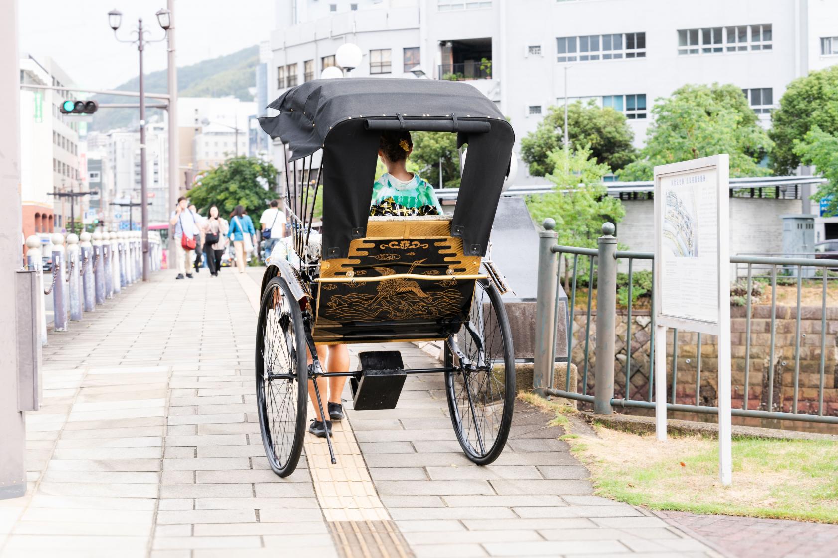 人力車から見る長崎の町並み-1