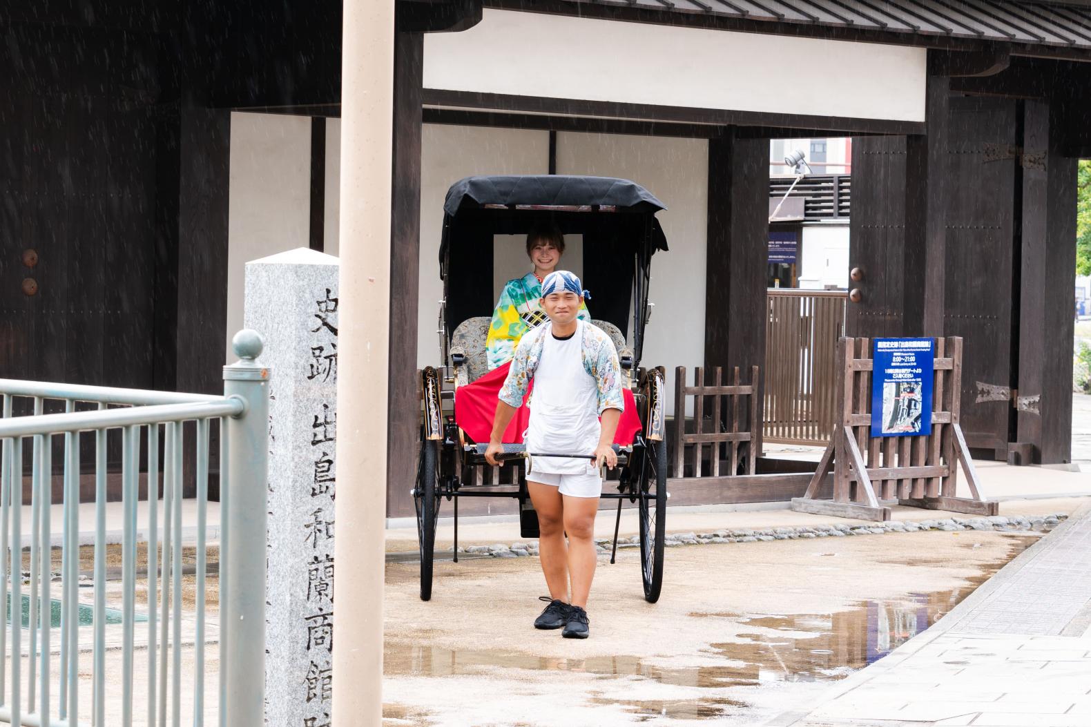 人力車から見る長崎の町並み-0