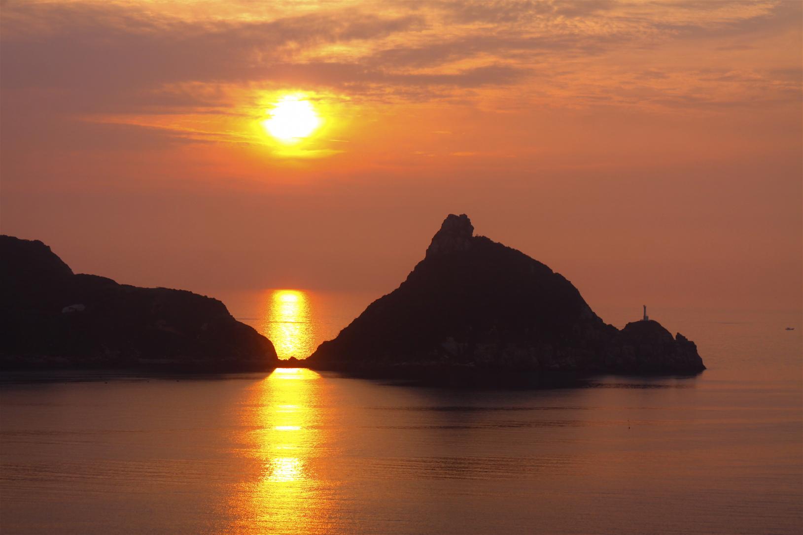 新上五島町・矢堅目の夕日-0