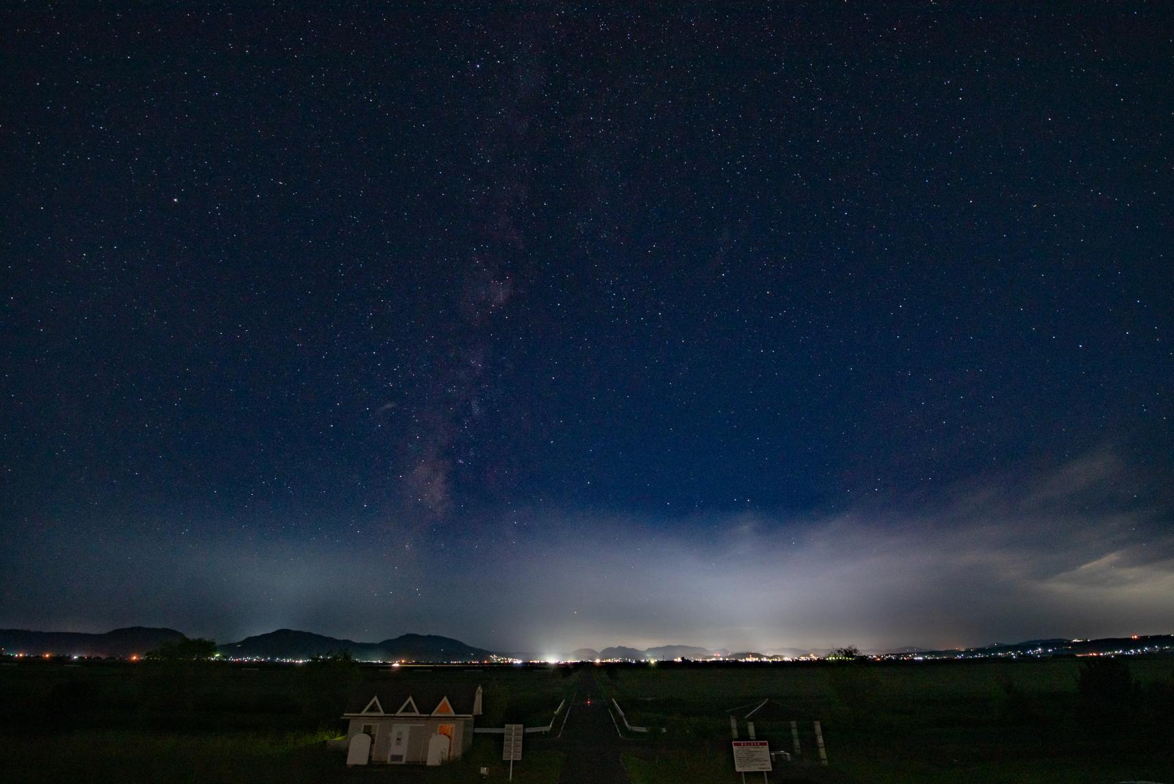 星の観測スポットとして人気「前面堤防中央部公園」-0