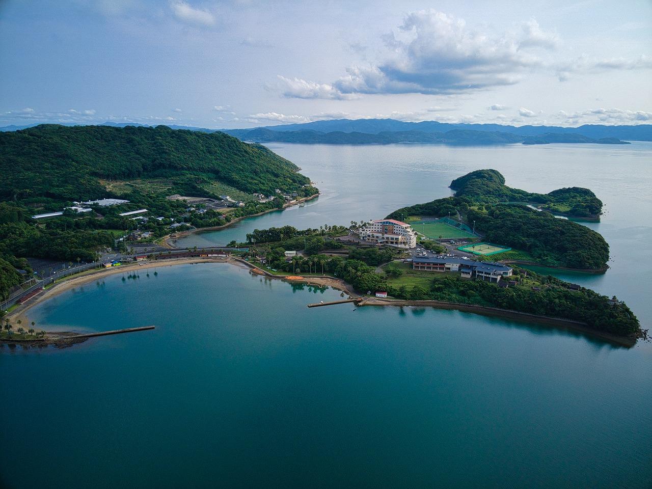 大崎海水浴場（ドローン撮影）-0