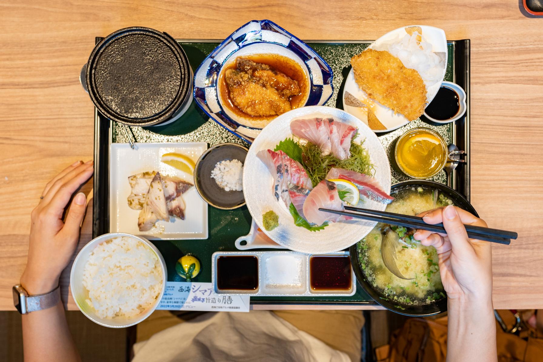 西海市の海の幸！高級魚シマアジを使った「西海シマアジ旨造り膳」に舌鼓♪-0