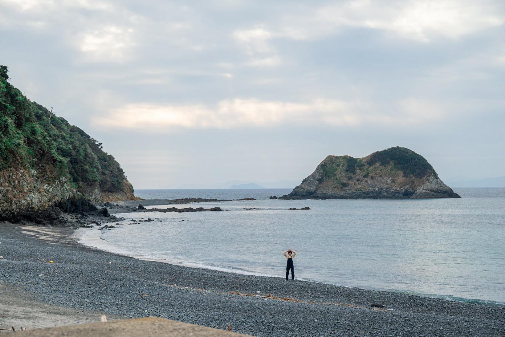 16:00　パノラマビューを求めて「碁石ヶ浜」へ!!-1