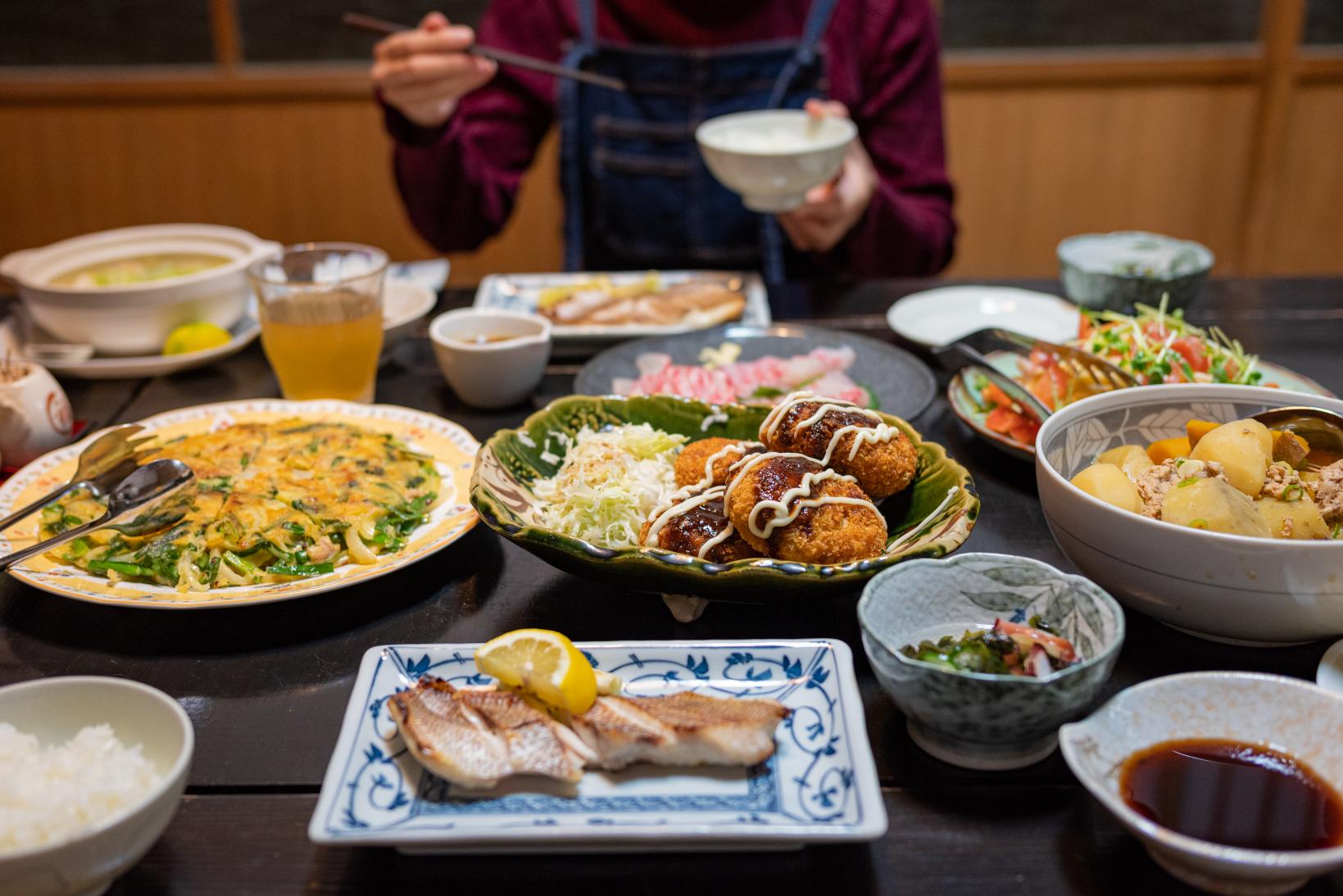 19:00　お楽しみの夜ご飯☆-0