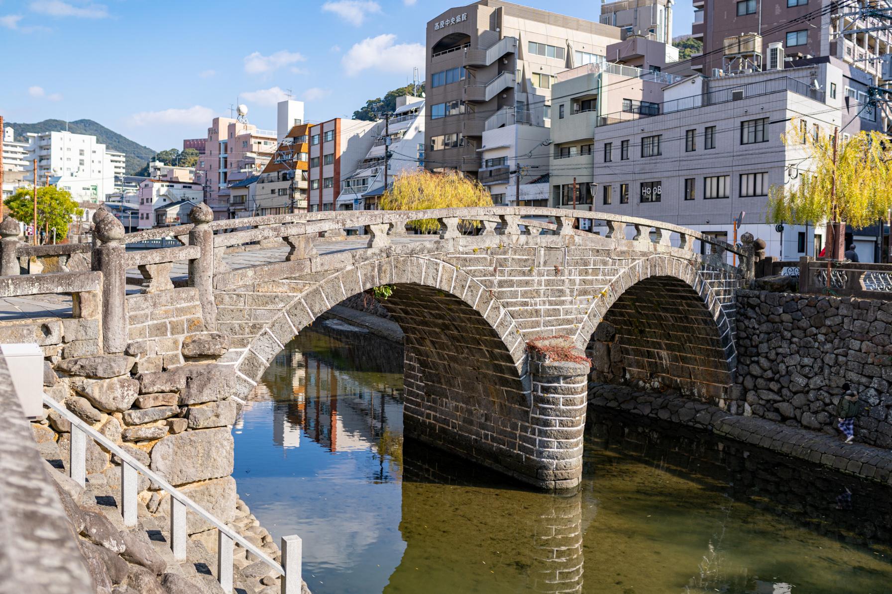 ④【電停名：めがね橋】定番スポットでハートストーンを探せ！「眼鏡橋」-1