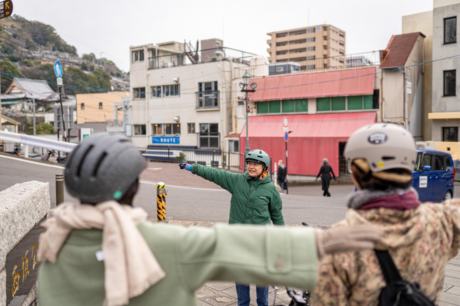 西坂公園でしっかりストレッチ&手信号の確認！-1