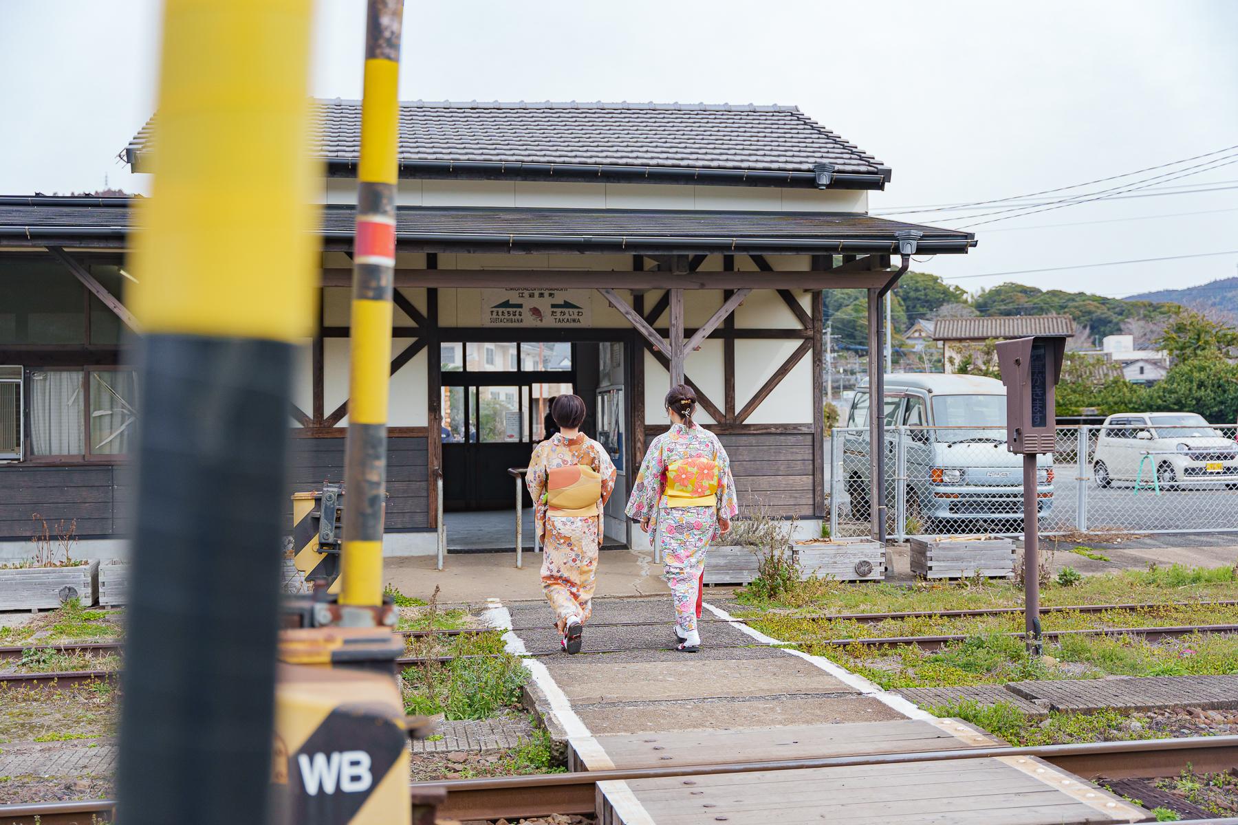 風情ある宿場町「江迎鹿町駅」に到着！-2