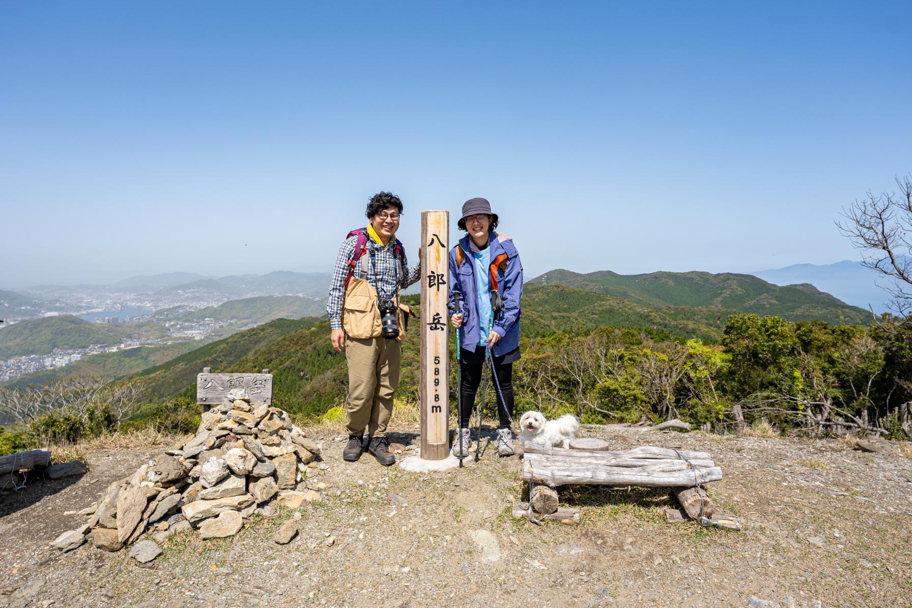 八郎岳登頂！やっぱり絶景だった…-3