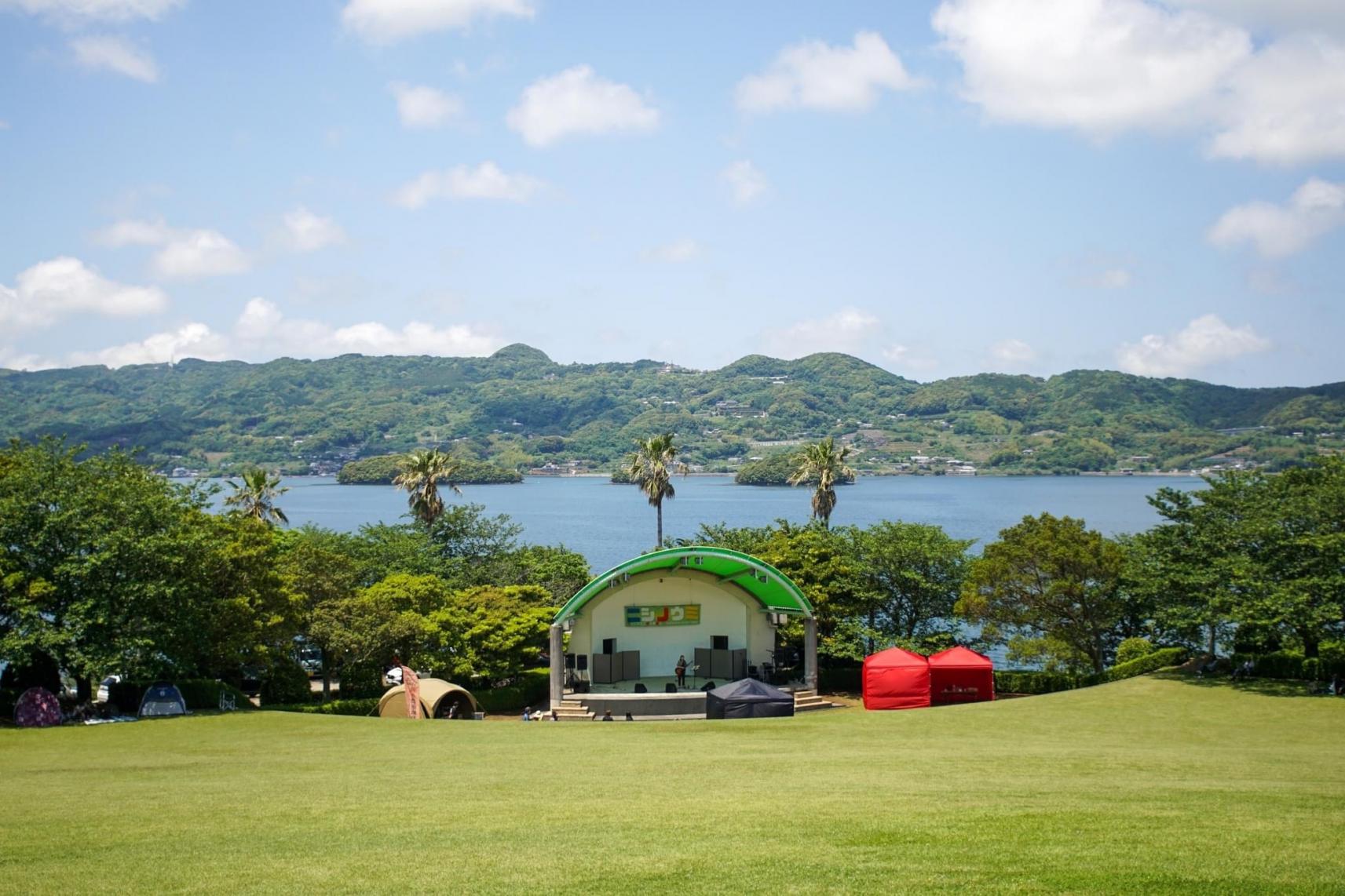 今回のキャンプ場「西海市立四本堂公園」へ-4