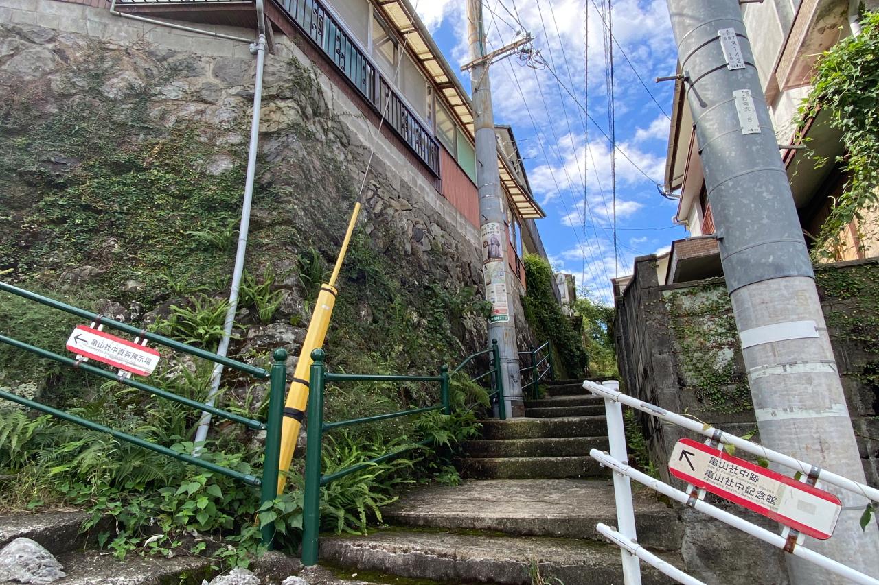 「龍馬がゆく道」は環状の散策路となっています-1