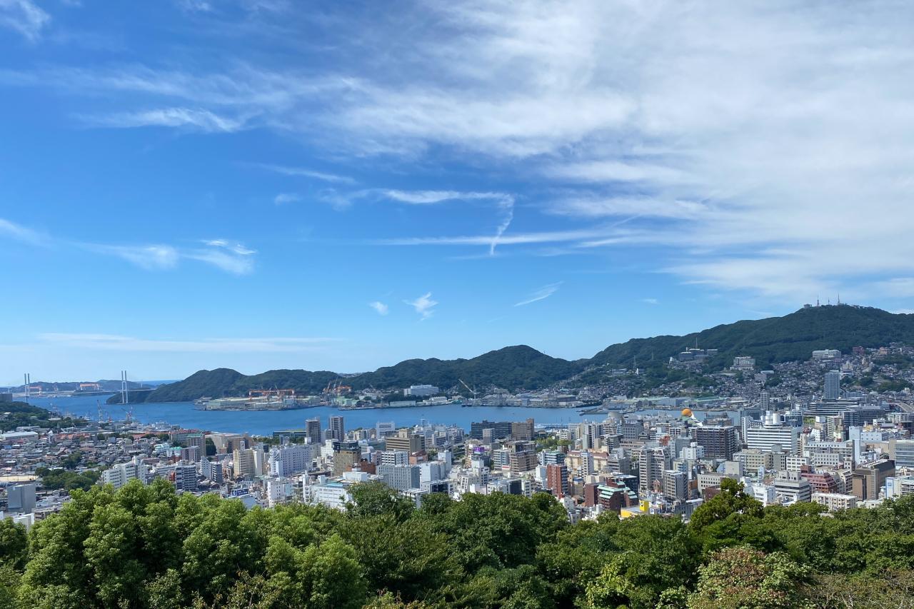 長崎の街を一望できる　【風頭（かざがしら）公園】-2