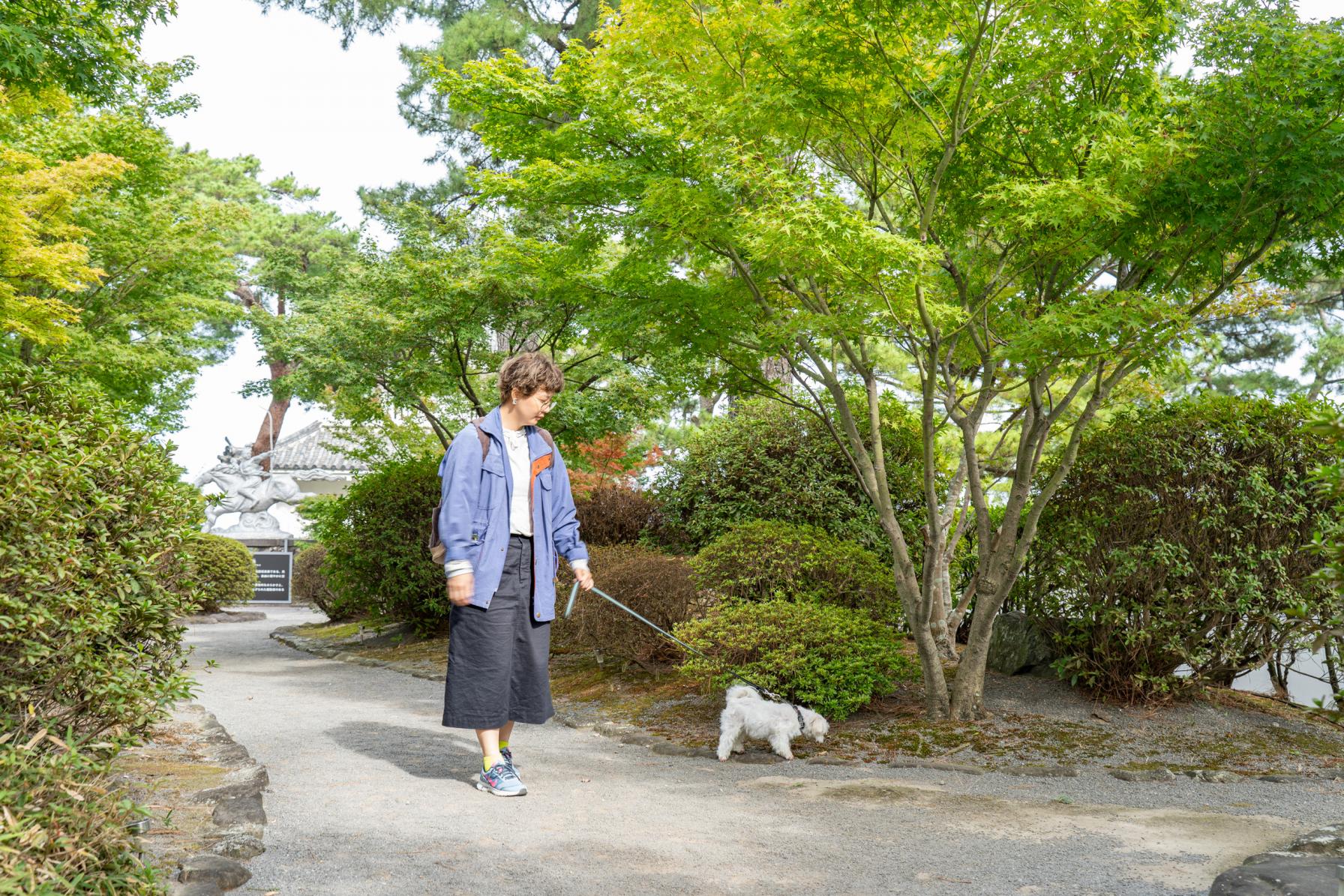 愛犬も一緒に散策できる【島原城】にやってきた！-2