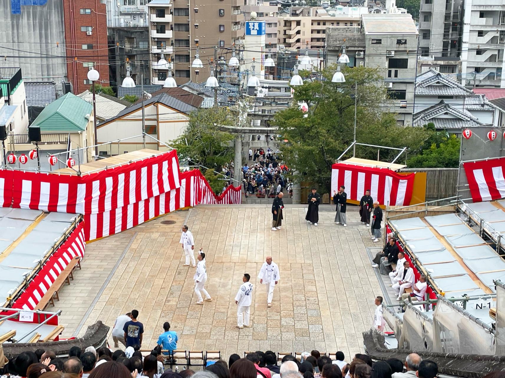 長崎くんち独特の掛け声-0