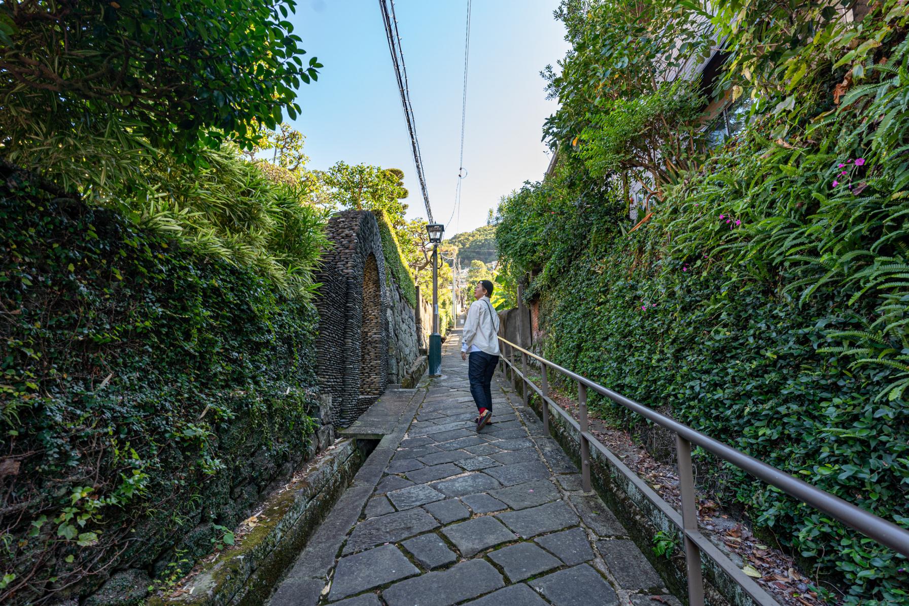 【どんどん坂】しっとりした雨の日に訪れたい隠れ坂-1