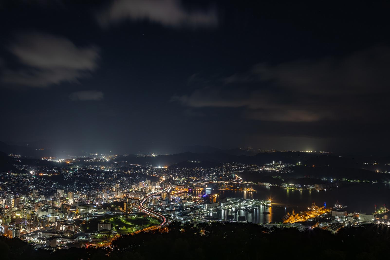 日本夜景遺産に認定された佐世保の夜景-0