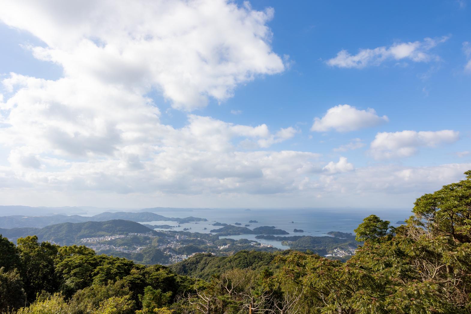 穴場スポット！駐車場から見る九十九島-2