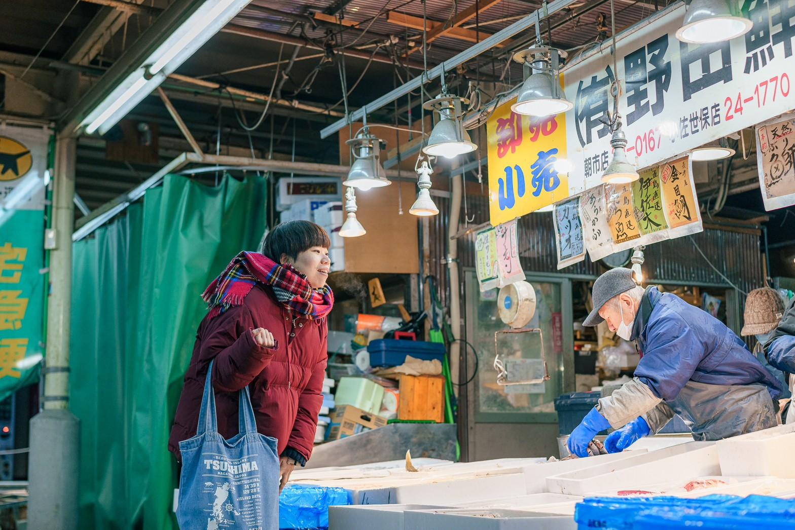 市場ならではの買い物スタイルを体験♪-0