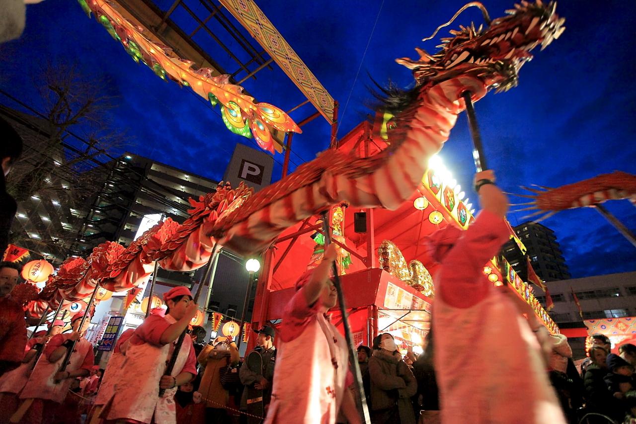 お目当ての出し物がある時には、そのまま会場で撮影！龍踊りを撮ってみた-1