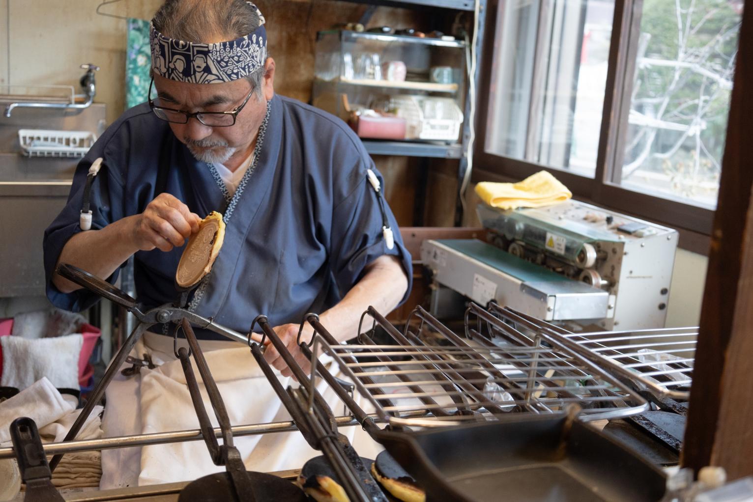 焼きたての雲仙名物「湯せんぺい」を食べに行こう！-4