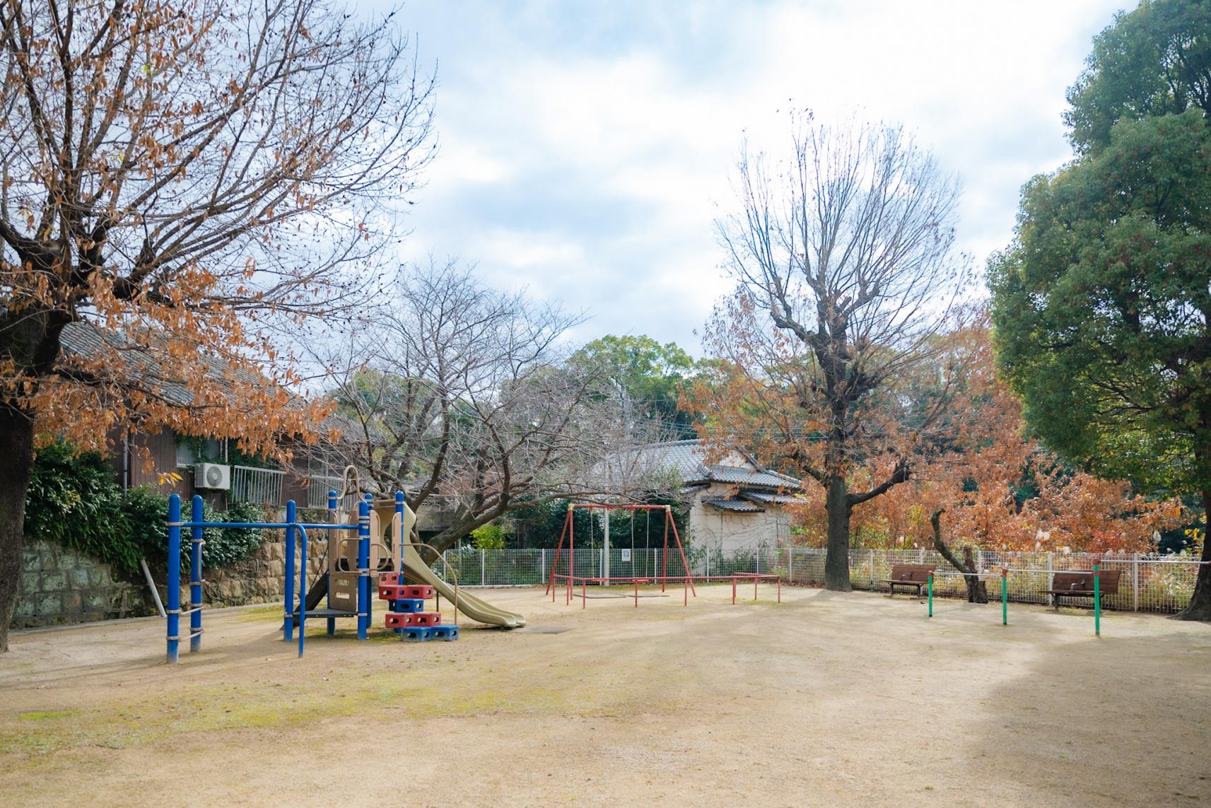 峰坂公園でほっと一息休憩-1