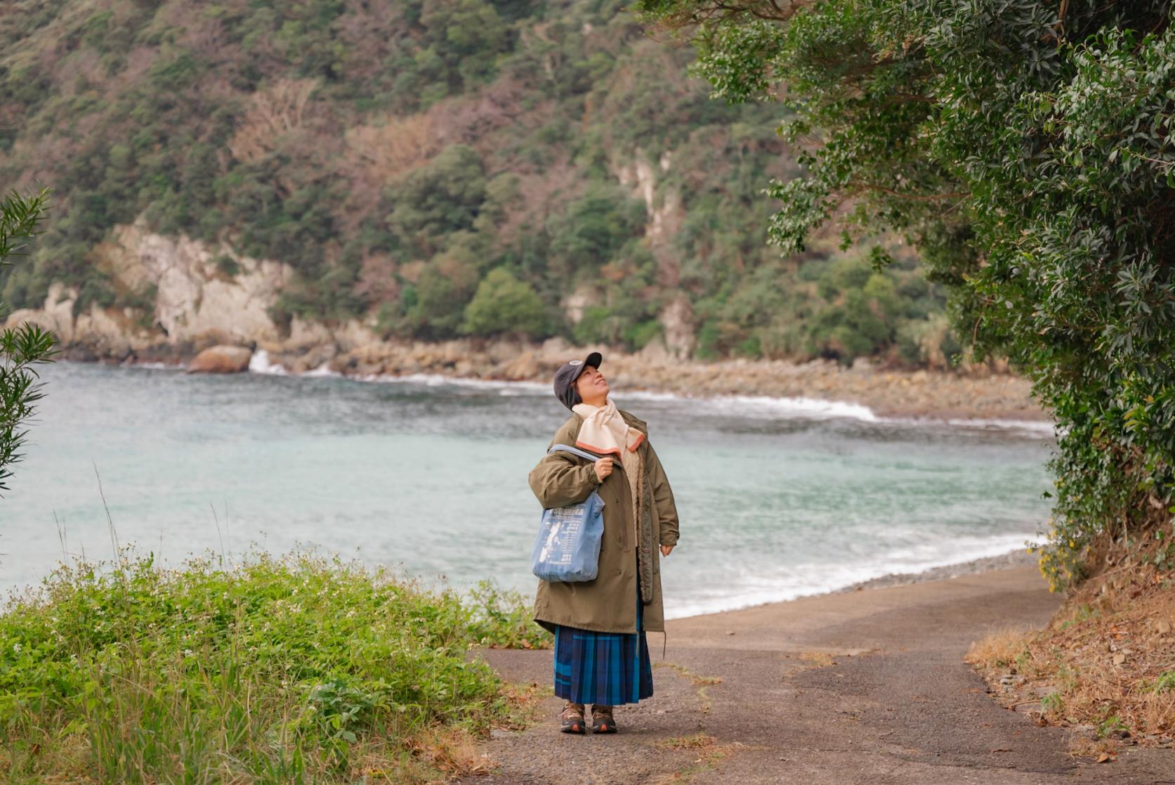 山と海に囲まれた半泊エリア到着！-1