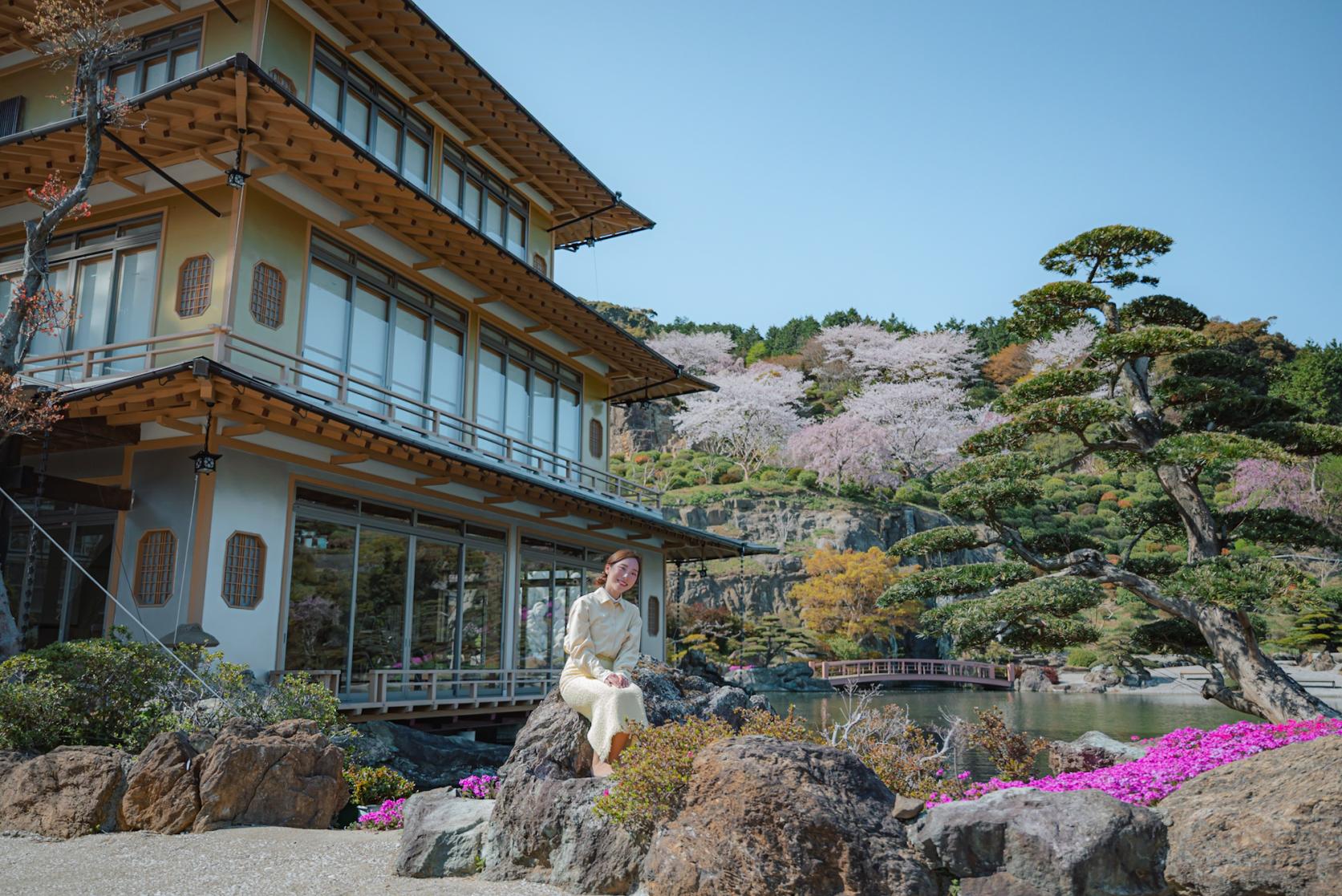 まるで京都！？日本の風情と桜が楽しめる隠れた名所【佐世保花園】-1