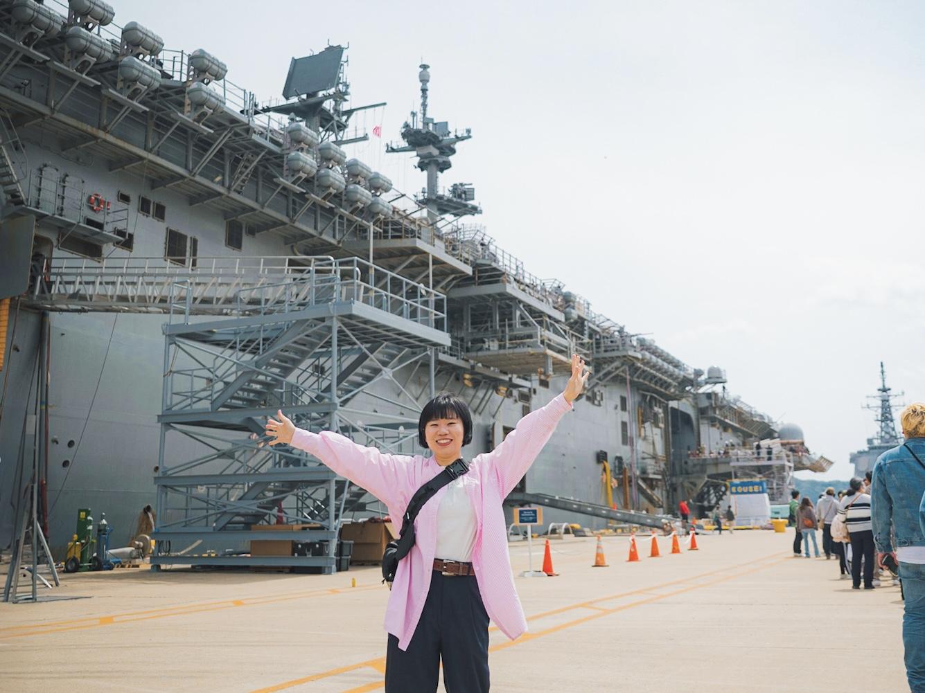 イベントの目玉！強襲揚陸艦「アメリカ」の中へ！-0