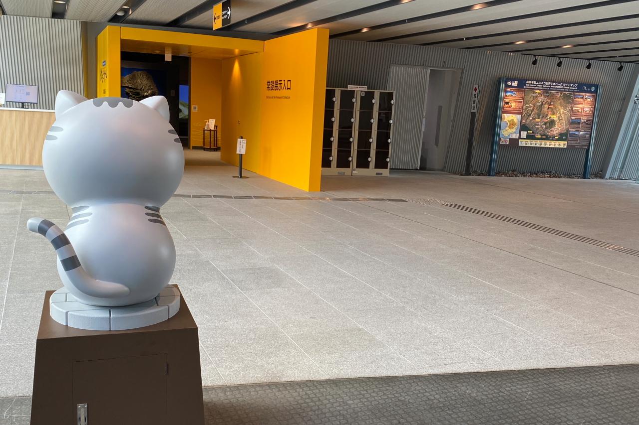 入口で「サバトラにゃーが」がお出迎えにゃん-1