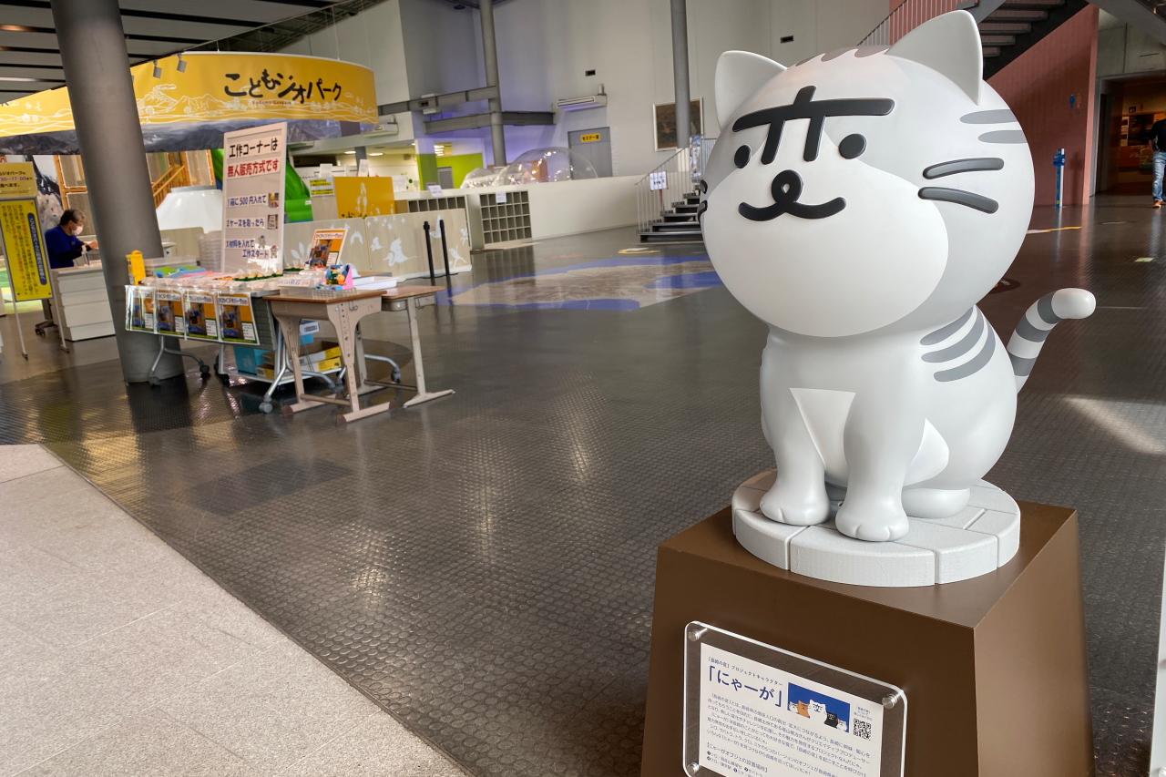 入口で「サバトラにゃーが」がお出迎えにゃん-0