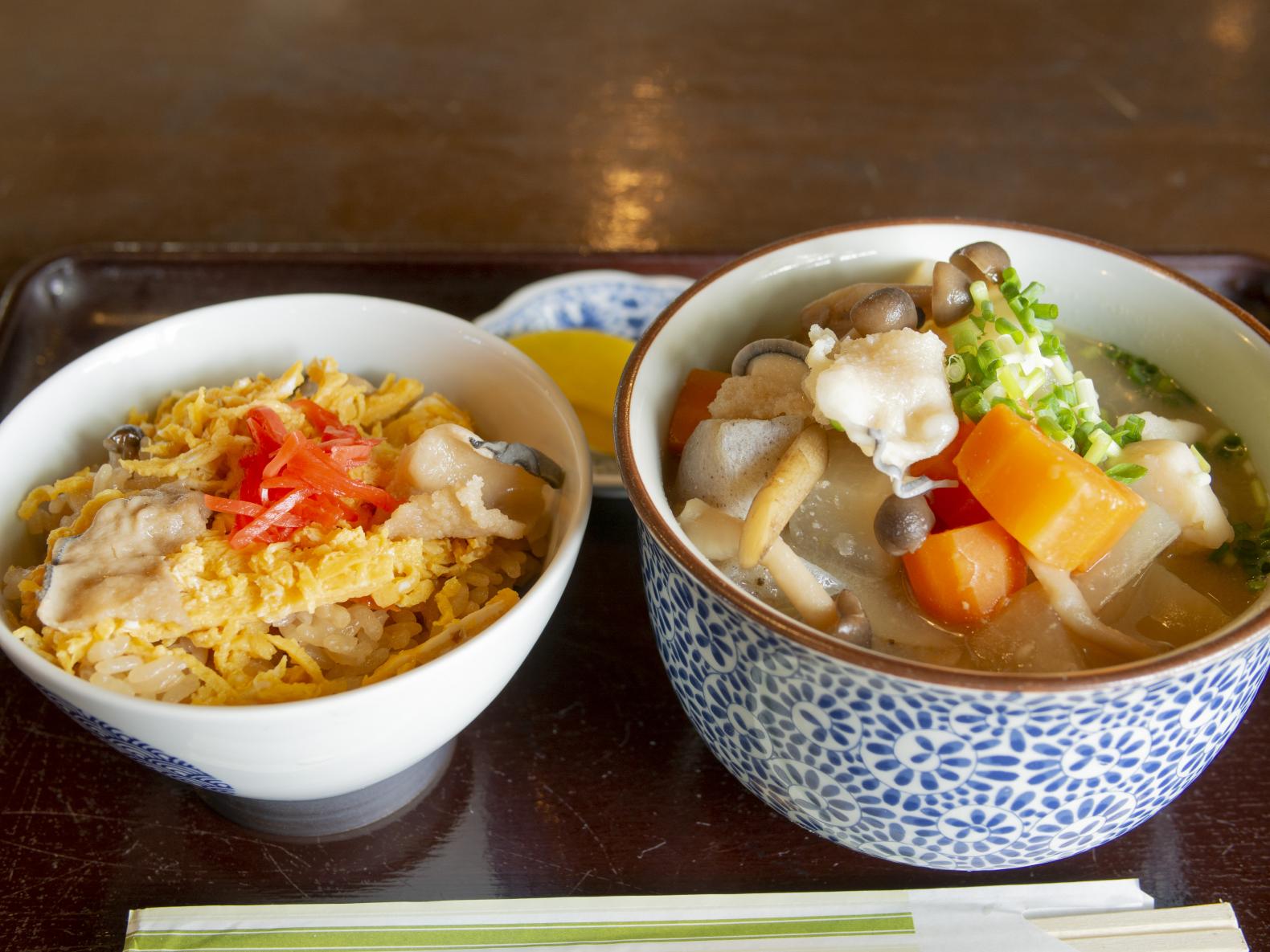 くじら炊込みご飯　だご汁セット-0