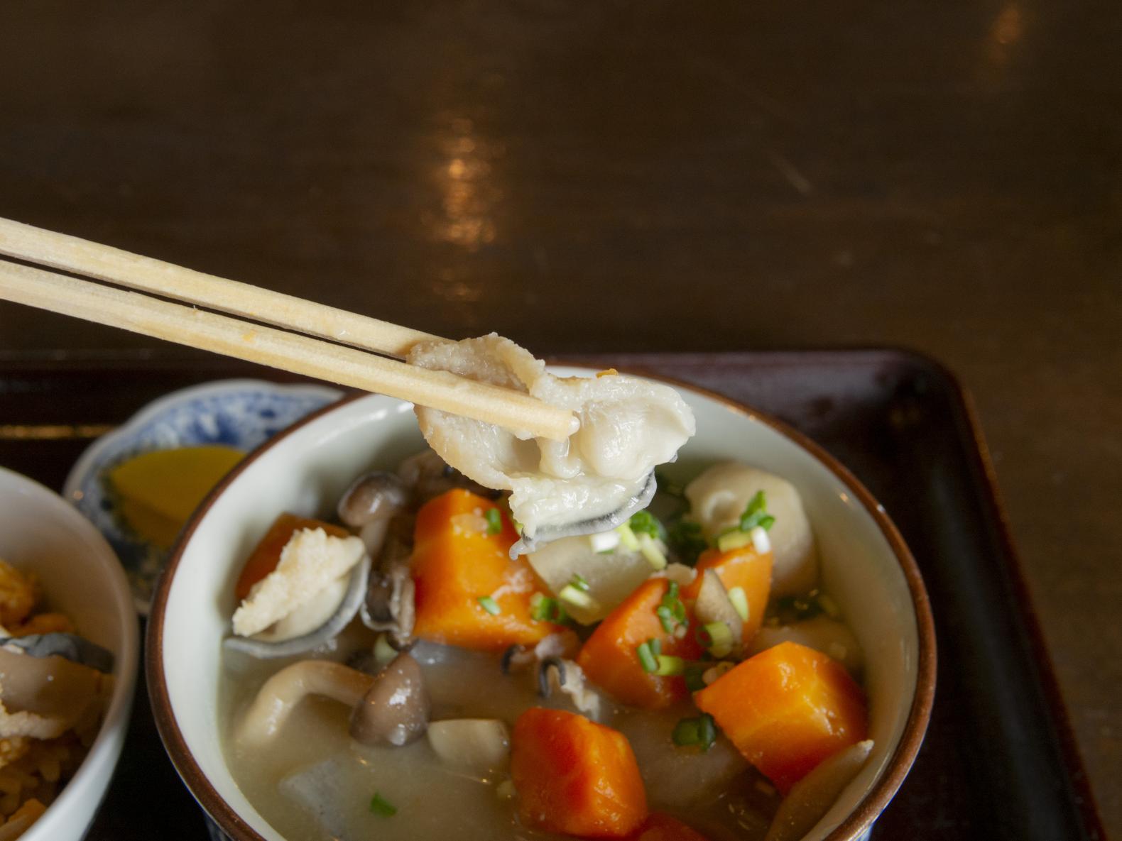 くじら炊込みご飯　だご汁セット-2