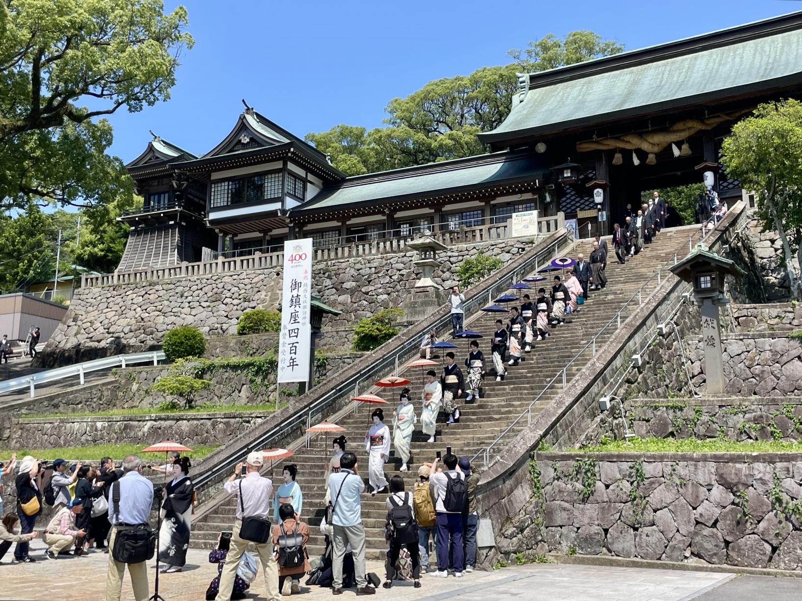 長崎くんちの始まりを告げるのは6月１日の『小屋入り』-0