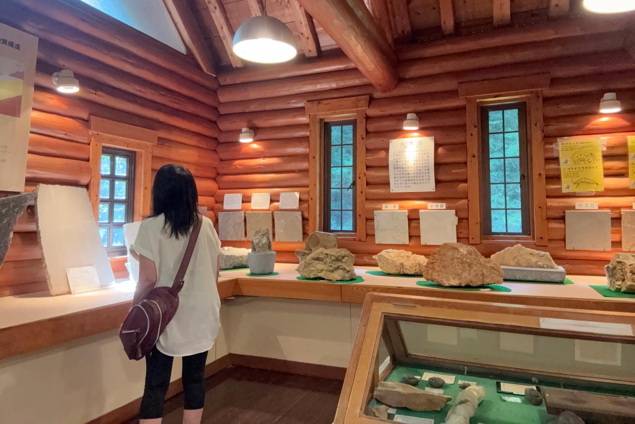 洞窟探検の後には　【七ツ釜鍾乳洞資料館】-2