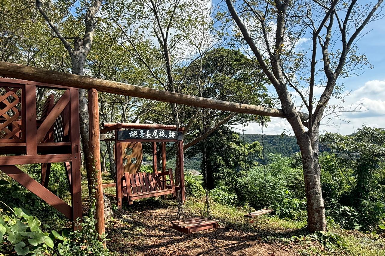 地元の有志で整備した絶景スポット　【長尾城跡展望所】-3