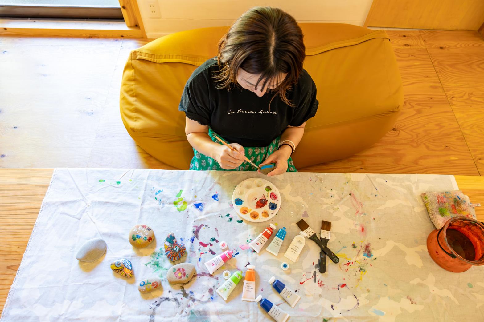 旅の思い出に！ストーンアート体験！-2