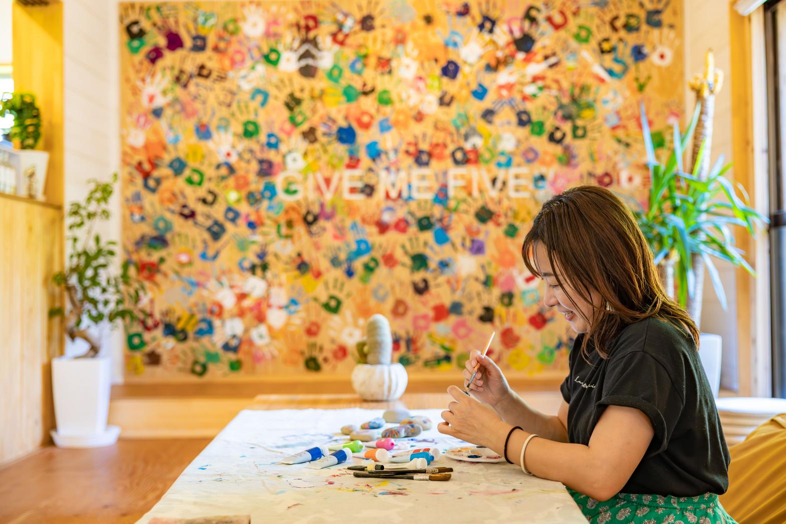 旅の思い出に！ストーンアート体験！-1